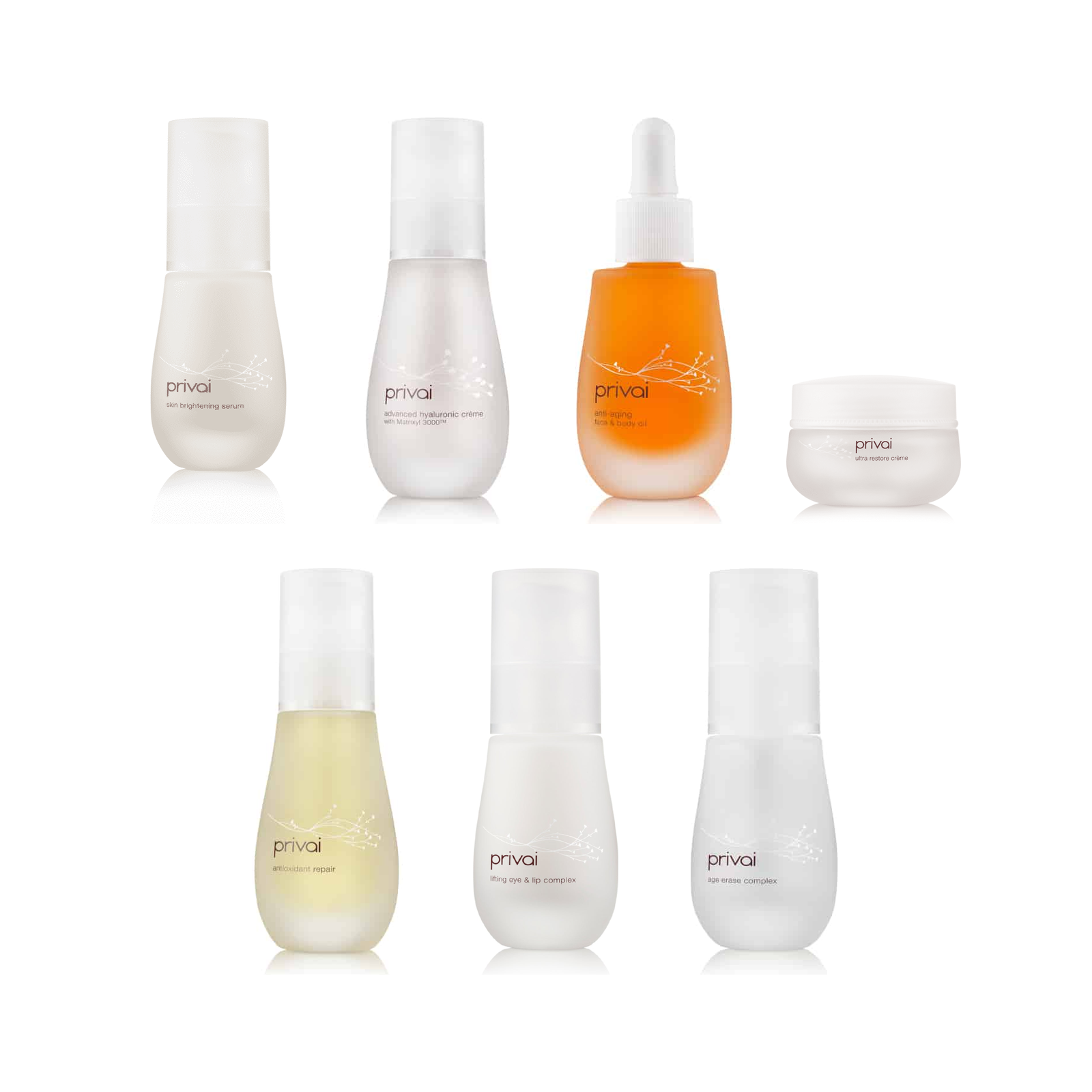 Complete Anti-Aging Collection bundle, seven Privai treatments